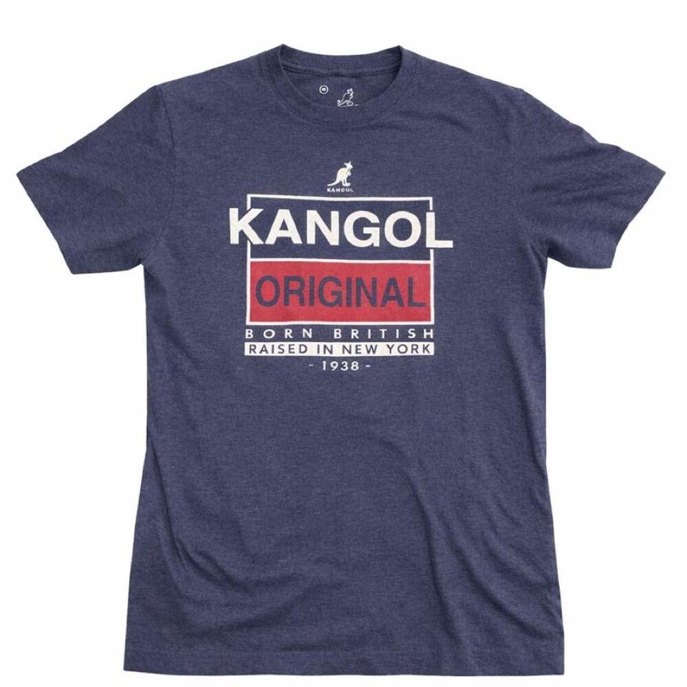 Kangol Men's Navy and Blue T-shirt